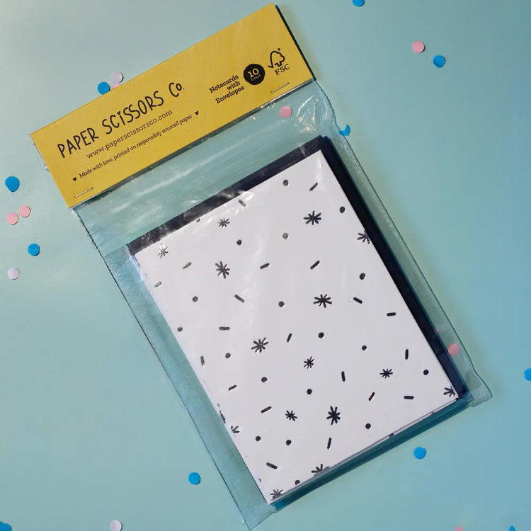 Confetti Notecards (Set of 10)