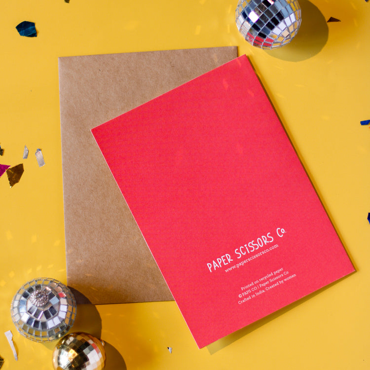 Let’s Party! Card (Red)