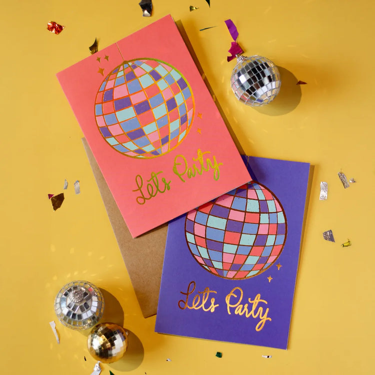 Let’s Party! Card (Red)
