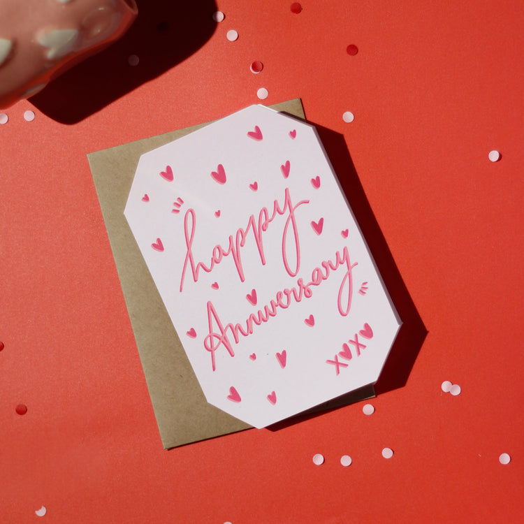 Happy Anniversary XOXO Card