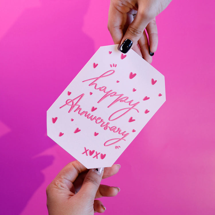 Happy Anniversary XOXO Card
