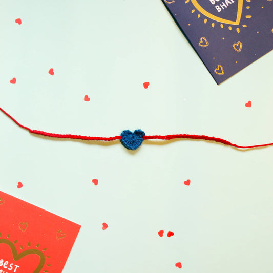 Crochet Rakhi (Blue)
