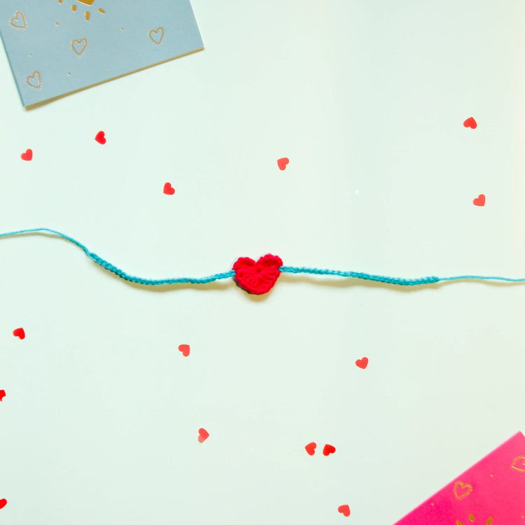 Crochet Rakhi (Pink)