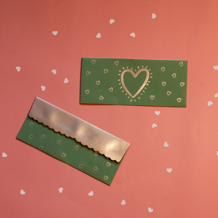 Sparkly Hearts Money Envelopes (Set of 10)