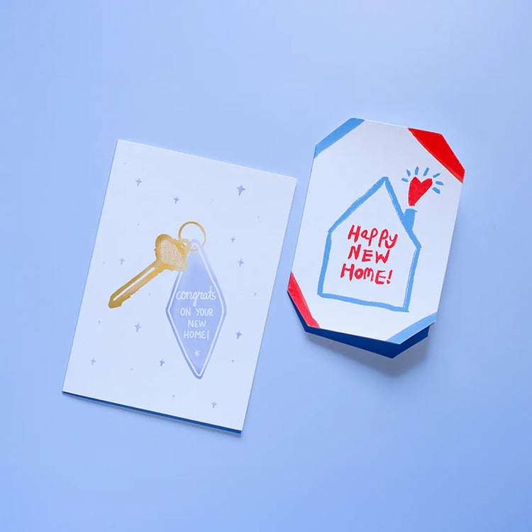 Congrats on Your New Home Key Set Card