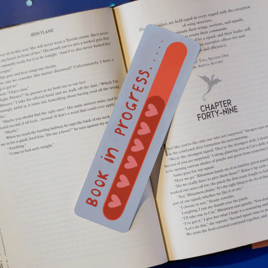 Book in Progress Bookmark