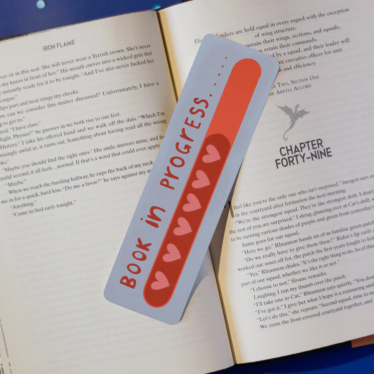 Book in Progress Bookmark