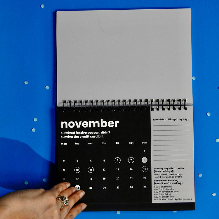 Sarcastic Calendar