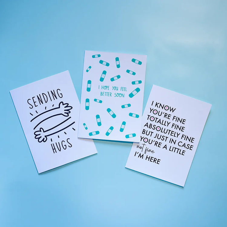 In Case You're A Little Not Fine I'm Here Card