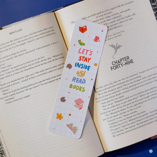 Let's Stay Inside Bookmark