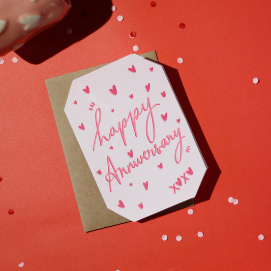 Happy Anniversary XOXO Card