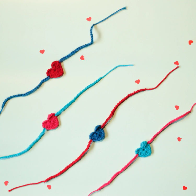 Crochet Rakhi (Blue)
