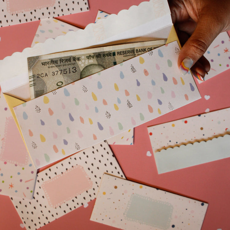 Colorful Patterns Money Envelopes (Set of 10)