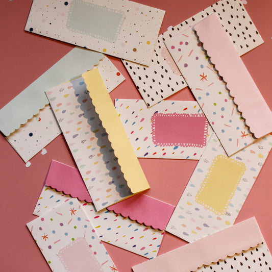 Colorful Patterns Money Envelopes (Set of 10)