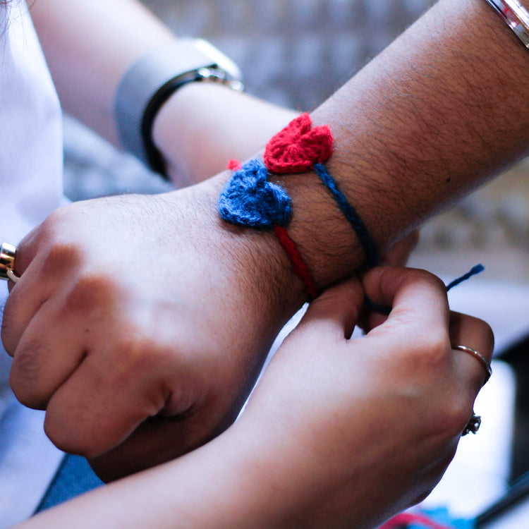 Crochet Rakhi (Blue)