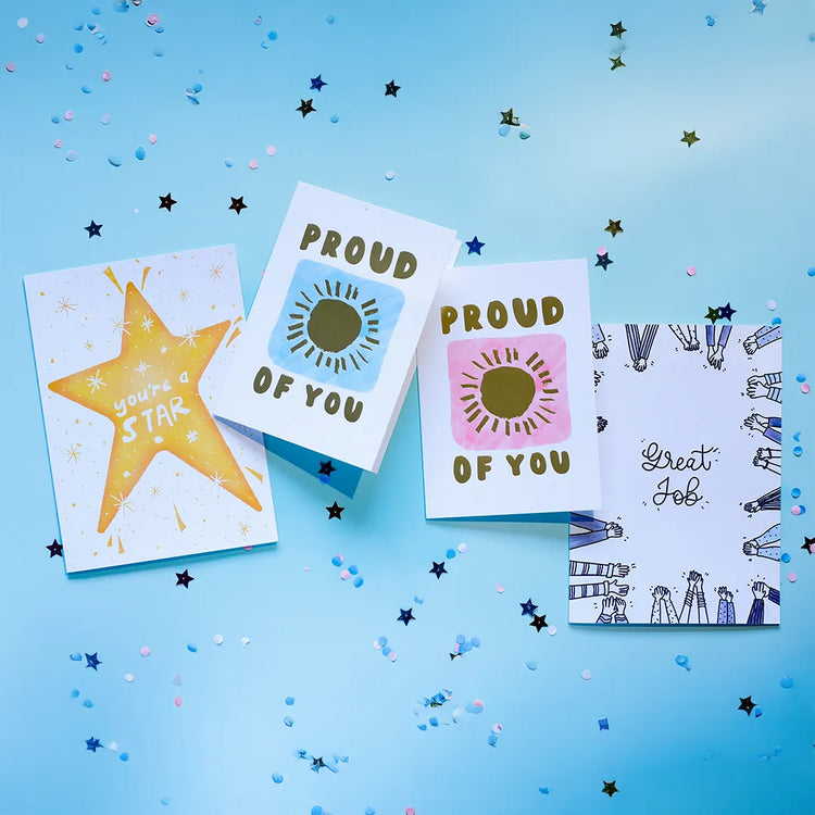 Proud of You Sunshine Card (Blue)