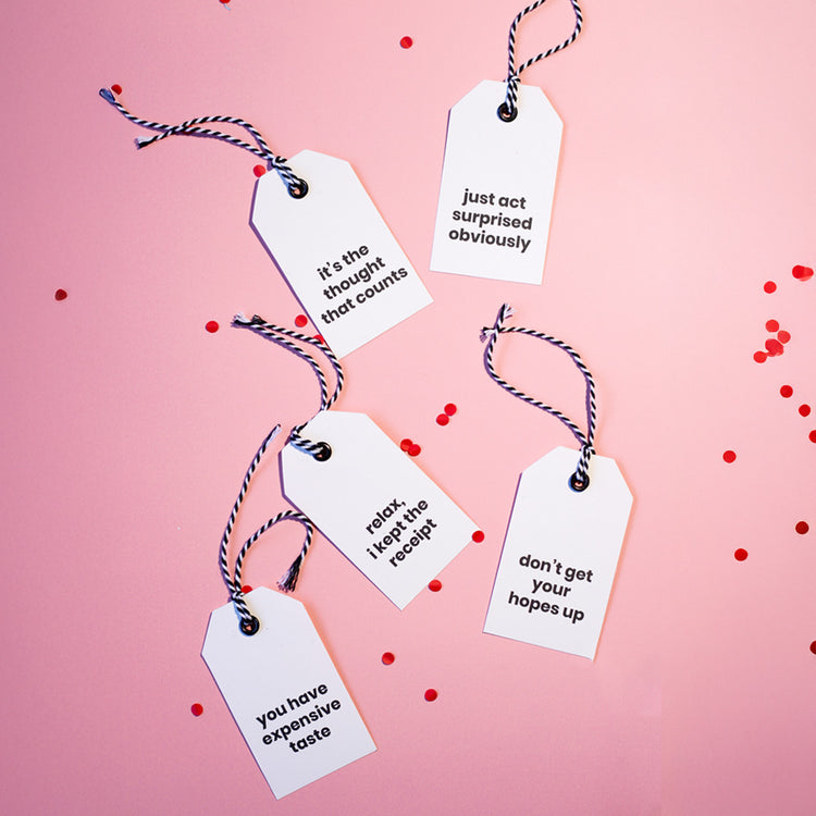 Sarcastic Gift Tags (Set of 10)