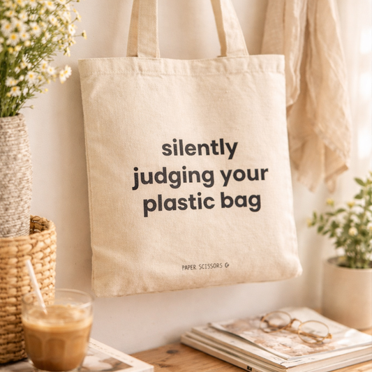 Silently Judging Your Plastic Bag Tote