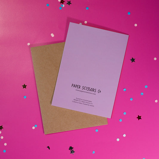 Sip Sip Hooray Card (Lilac)