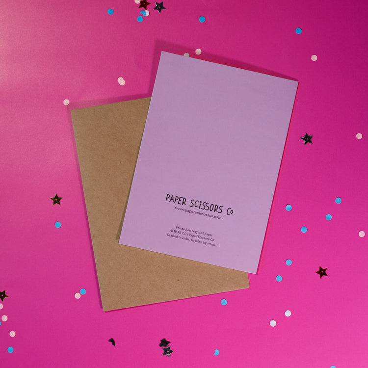Sip Sip Hooray Card (Lilac)