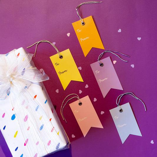 Retro Gift Tags (Set of 10)
