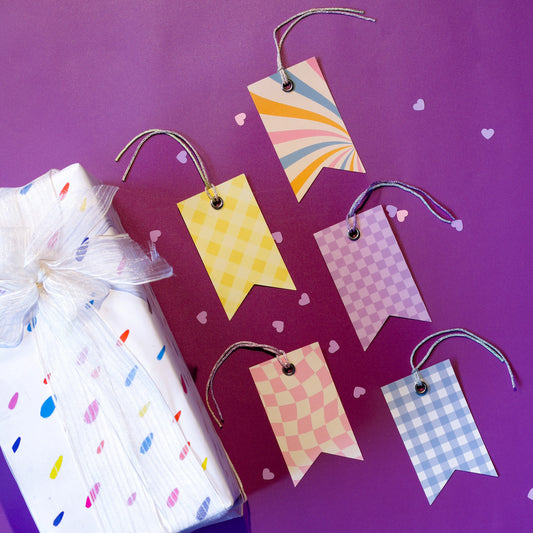 Retro Gift Tags (Set of 10)
